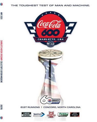 2020 Coca Cola 600 Program