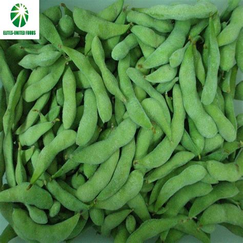2020 New Crop Frozen IQF Organic Green Edamame with pods frozen ...