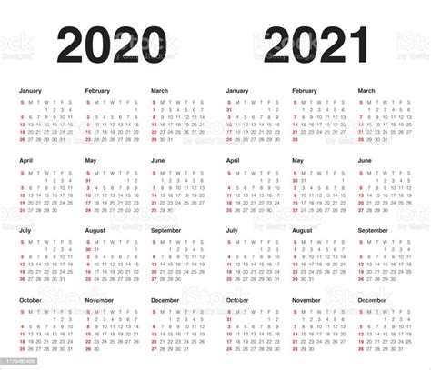 2020 년 2021 달력 벡터 디자인 템플릿 0명에 대한 스톡 벡터 아트 및 기타 이미지   iStock