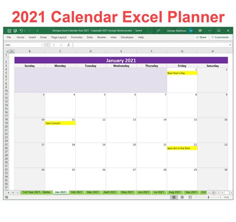 2021 Vacation Schedule Template Excel | Calendar Template Printable