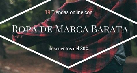 21 tiendas online con ROPA BARATA DE MARCA ¡Que bajada de ...