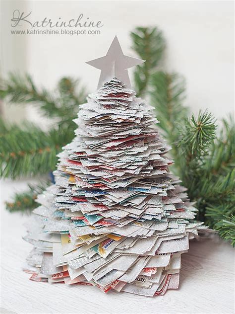 22 ideas de decoración de Navidad con papel de periódico   Handbox ...