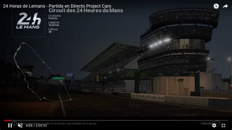 24 Horas de Lemans – Partida en Directo Project Cars | Circuito, Le ...