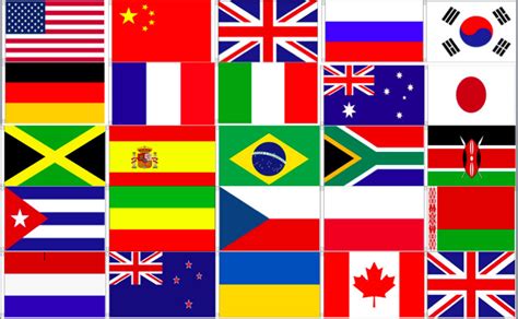 24 World Country Flags + Bunting World Nations National ...
