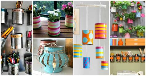 25 Crafty DIY Projects Using Tin Cans