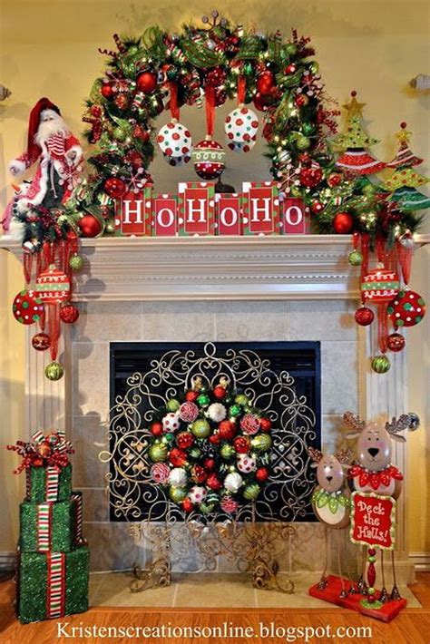 25+ Gorgeous Christmas Mantel Decoration Ideas & Tutorials ...