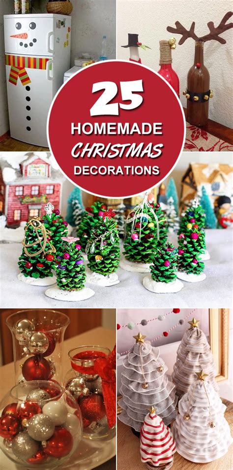 25 Homemade Christmas Decoration Ideas | Crafts ...