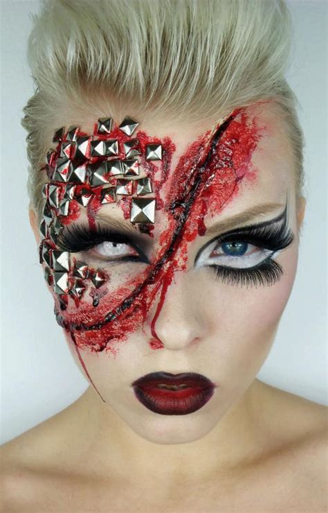 25 Ideas para tener un maquillaje aterrador en halloween