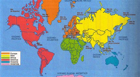 25 Increible El Mapa Planisferio Y Sus Continentes