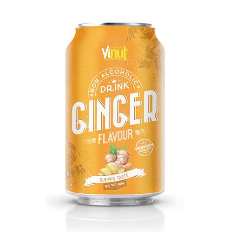 250ml Non Alcoholic Beer Drink Ginger Flavour   VINUT ...
