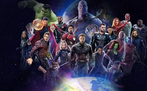 2560x1600 Avengers Infinity War 2018 All Characters Fan Poster ...