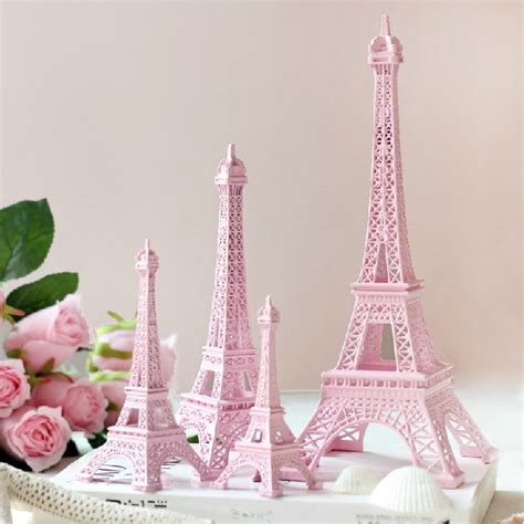 25cm height Pink lovely Paris Eiffel Tower souvenirs Model ...