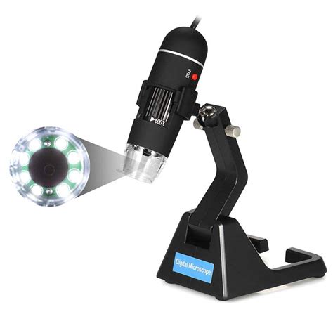 25X 600X Portable USB Digital Microscope with Stand