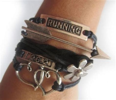 26.2 running wristband for women | Running bracelet, Running jewelry ...