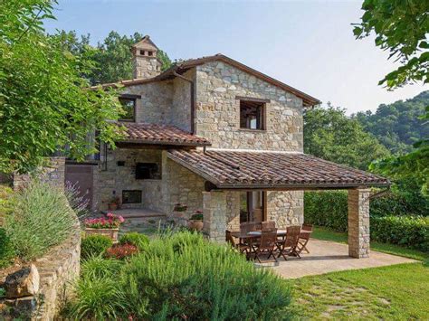 28 casas de campo con fachada revestida con piedra rustica   Casas Rusticas