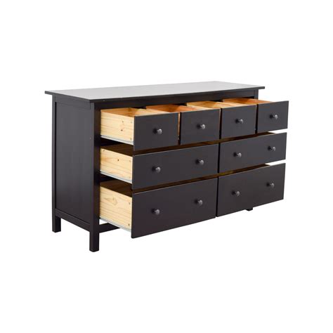 28% OFF   IKEA IKEA Hemnes Black Dresser / Storage