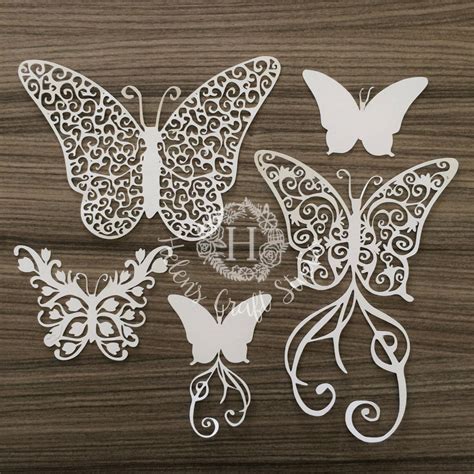 284 Cricut Template Butterfly Free Svg Butterfly Images SVG PNG EPS DXF ...