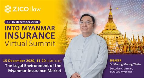 2nd Annual Into Myanmar Insurance Virtual Summit 2020 ...