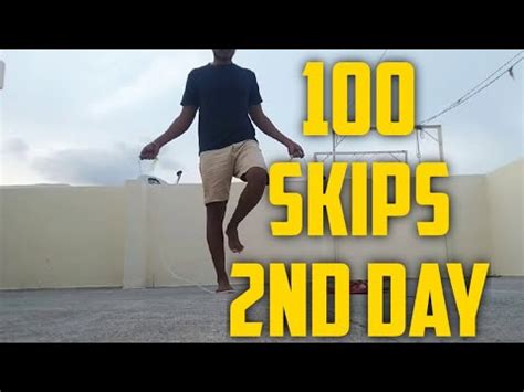 2nd Day | 100 Skips | 100 Days challenge | 100 Days focused   YouTube