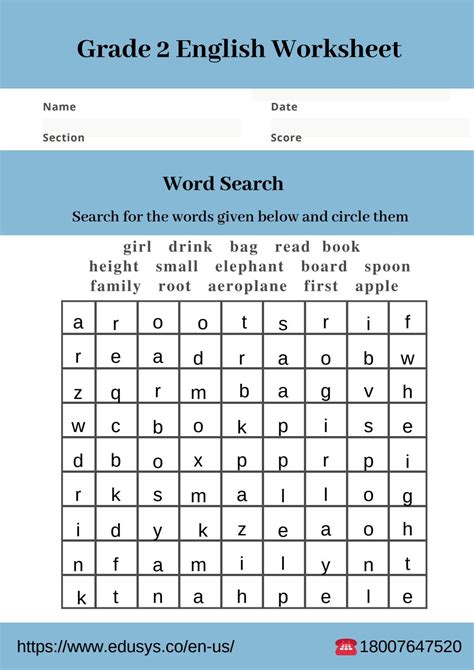 2nd grade english vocabulary worksheet free pdf by nithya ...