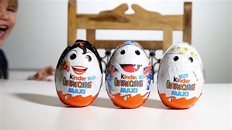 3 Big Kinder Valentine s Day Edition Eggs MAXI unboxing ...