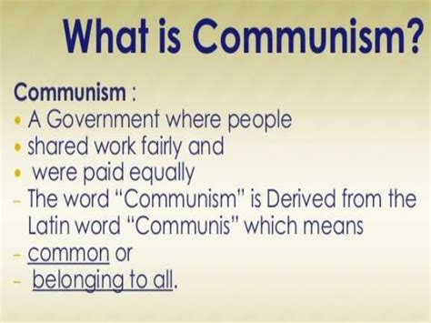 3 characteristics of communism. Communism: Definition ...