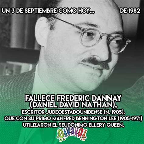 3 de Septiembre: Frederic Dannay