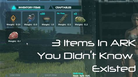 3 Items You Didn t Know About In [ARK Survival Evolved ...