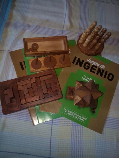 3 juegos de ingenio de madera de segunda mano por 20 € en ...