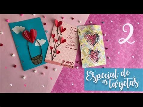 3 Tarjetas Súper fáciles de Amor y Amistad :: San Valentin ...