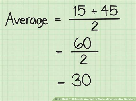 3 Ways to Calculate Average or Mean of Consecutive Numbers