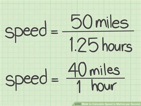 3 Ways to Calculate Speed in Metres per Second   wikiHow