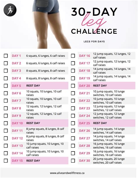 30 Day Leg Challenge | Personal Trainer Vancouver