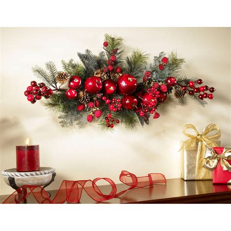 30 Inch Apple Berry Swag   Christmas Swags & Greenery at ...