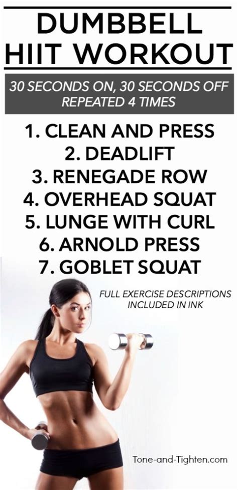 30 Minute Workout At Home With Weights   WorkoutWalls