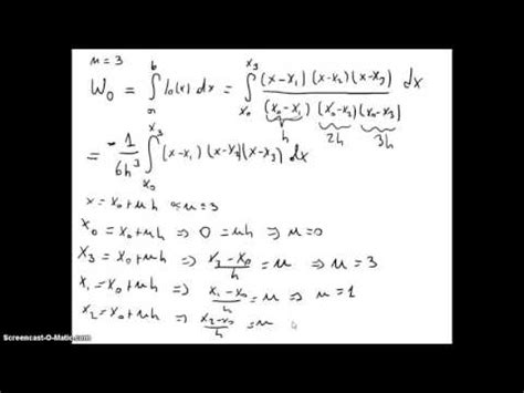 31 Integración numérica   Formulas de Newton Cotes   YouTube