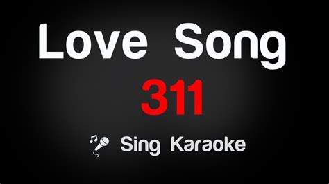 311   Love Song Karaoke Lyrics   YouTube