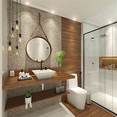 32 Beautiful Master Bathroom 3D Tile Designs For ...