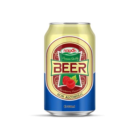 330ml Beer Non Alcoholic Raspberry Flavor   NAWON Beverage ...