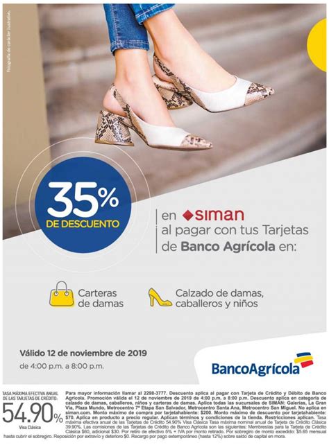 35% descuento de Calzado en Siman con tarjetas Banco ...