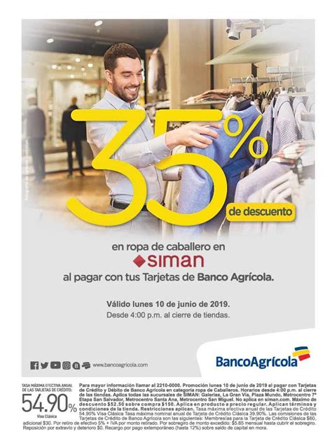 35% Descuento en Almacenes Siman con tarjetas del Banco ...