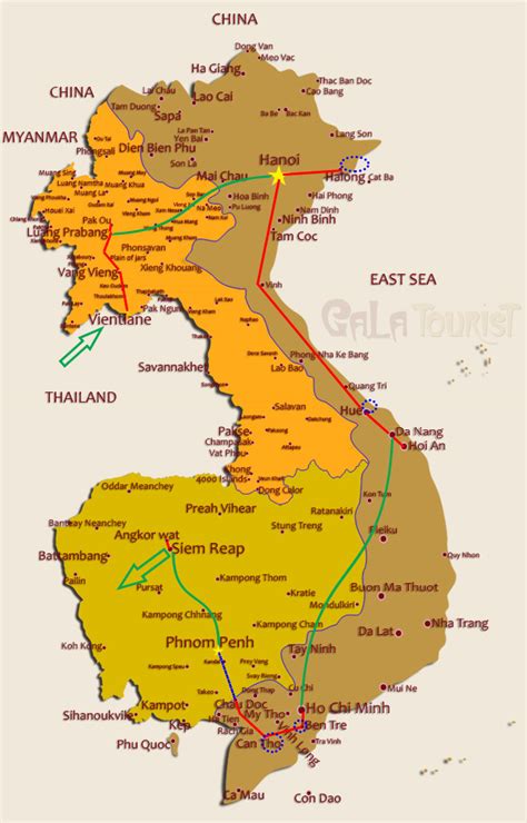 35 Map Of Vietnam And Cambodia