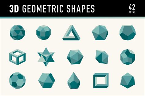 3D Geometric Shapes ~ Graphics on Creative Market