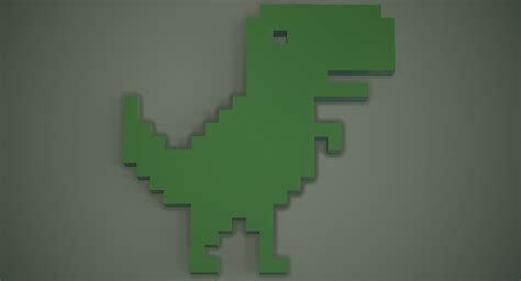 3D google dinosaur t rex   TurboSquid 1362677