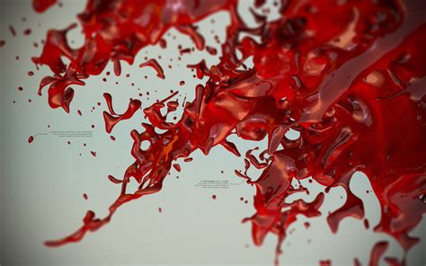 3D, Liquid, Digital Art, Blood Wallpapers HD / Desktop and ...