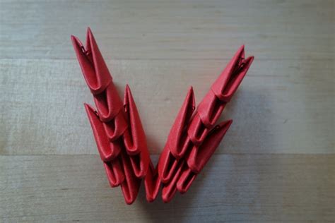 3D Modular Origami Dragon