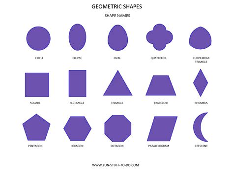 3d Shape Names :: 3d Puzzle Image