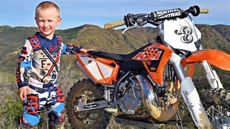4 Year Old Biker Is A Motocross Superstar   YouTube