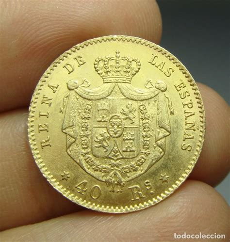 40 reales. oro. isabel ii. madrid 1864 Comprar Monedas ...