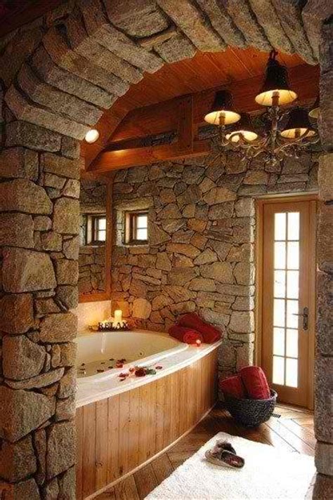 40 Spectacular Stone Bathroom Design Ideas   Decoholic